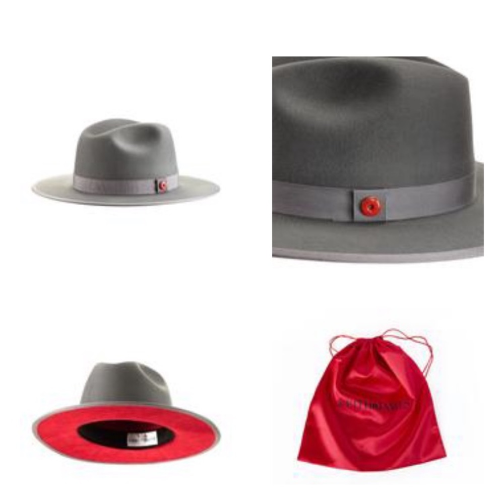 🎩 Keith and James ‘Queen’ Red-Brim Fedora